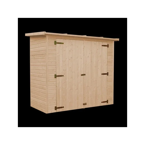 Armoire de Jardin 2,74m² Bois Massif Pin et Epicéa 17 mm Sans Plancher