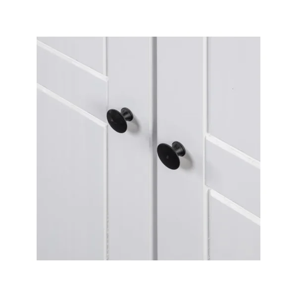 Armoire Pin Massif Bois Blanche Portes Dressing Armoire Chambre Garde Robe