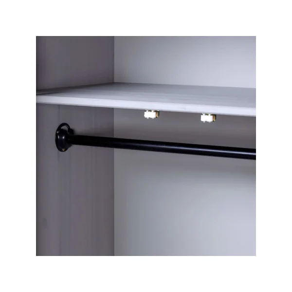 Armoire Pin Massif Bois Gris Portes Dressing Armoire Chambre Garde Robe