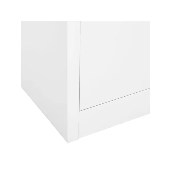 Armoire Professionnel de Bureau Acier Blanc Armoire Métallique