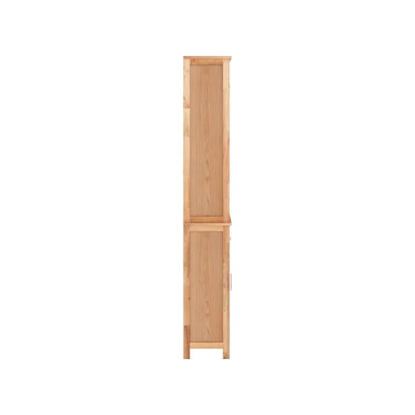 Armoire Salle de Bain Haute Bois Massif Noyer Colonne Salle de Bain 1 Placard 1 Tiroir