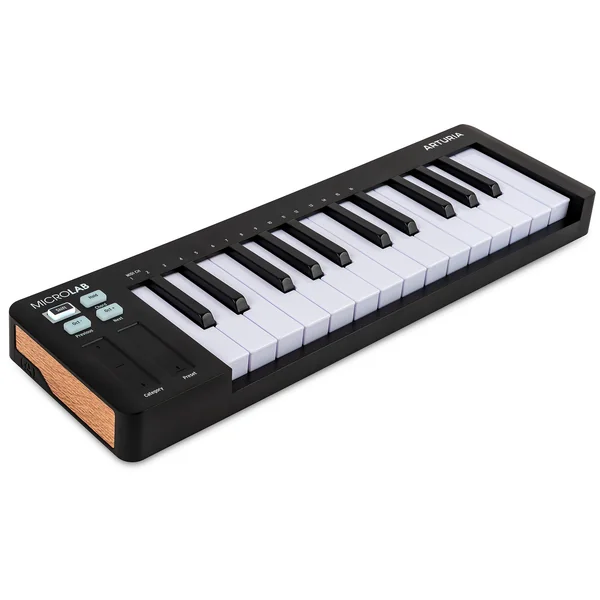 ARTURIA MicroLab MK3 Noir - Clavier Maître 25 Touches Portable & USB-C