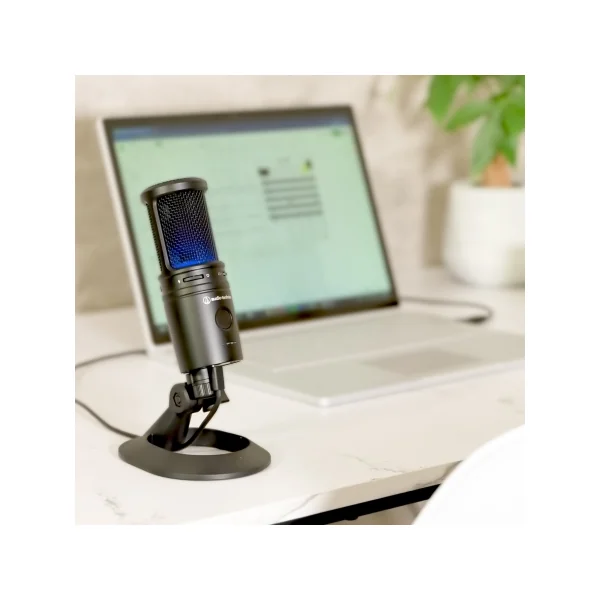 AT2020USB-XP Audio Technica - Micro podcast USB cardioïde avec DSP