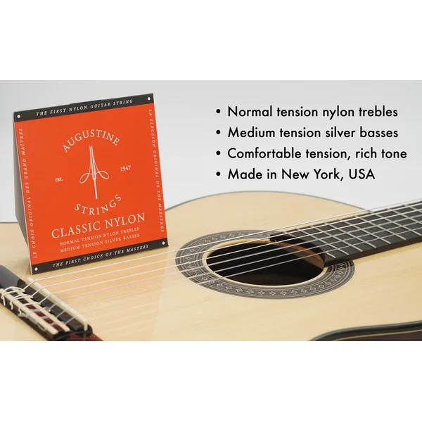 Augustine Strings for classic guitar Classic Label - Set Classic Red (normal/medium)