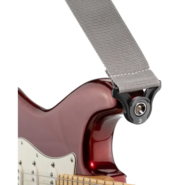 Auto Lock Polypro Guitar Strap PWSAL405 - Silver