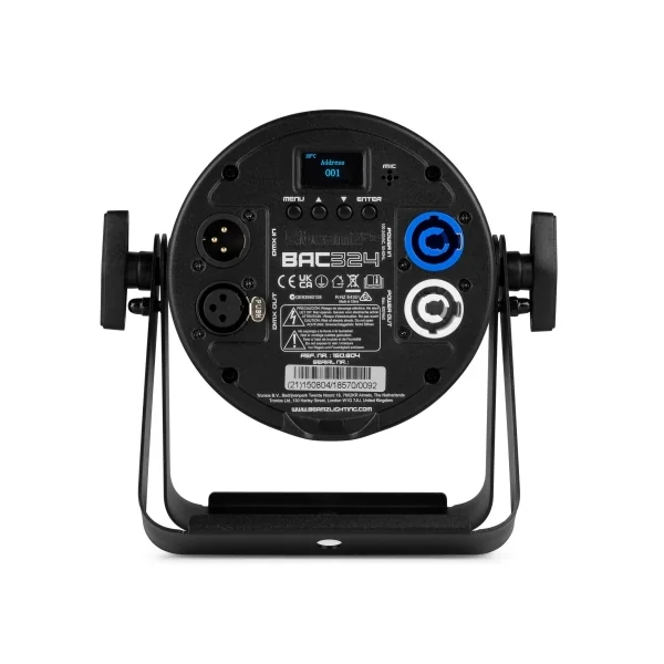 BAC324 BeamZ Professional - PAR à LED 6 x 10W RGBWA-UV en aluminium avec télécommande