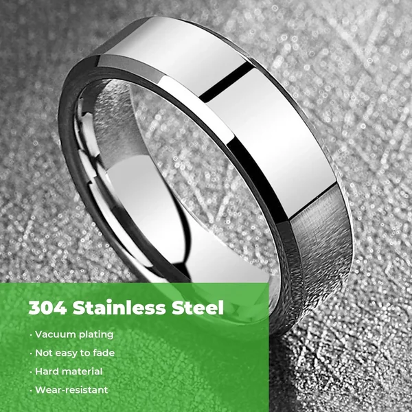 Bague en acier inoxydable (10 pièces)