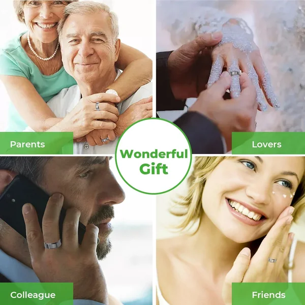 Bague en acier inoxydable (10 pièces)