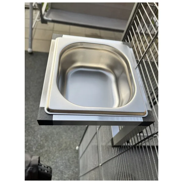 Baignoire Perroquet Inox Mangeoire Perroquet Acier Inoxydable