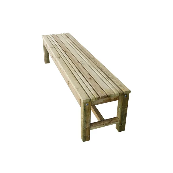 Banc de Jardin Pin Massif Autoclave Banc Extérieur 3 Personnes