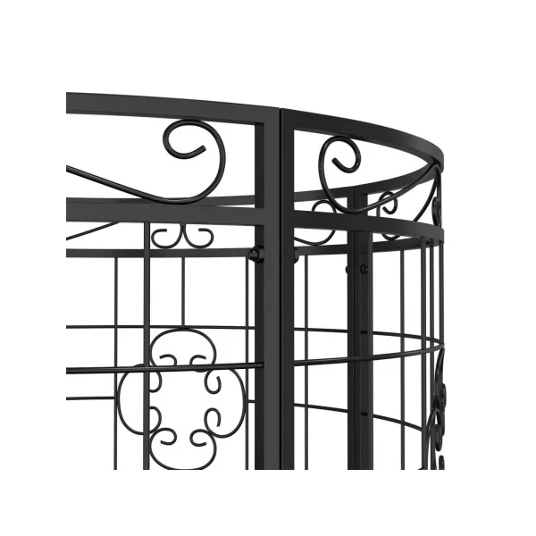 Banc de Jardin Tour d'Arbre 360°Métal Diamètre 137 cm Banc Circulaire Acier