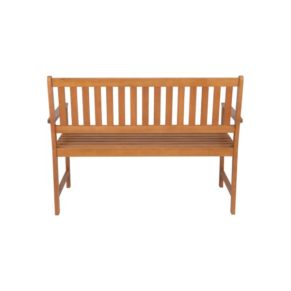Banc Jardin 120 cm Eucalyptus Massif 2 Personnes Banc Extérieur en Bois