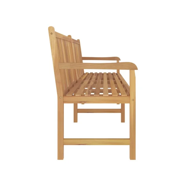 Banc jardin Teck Massif 228 cm Banc de Jardin Banc Extérieur Banc Bois Banc Terrasse