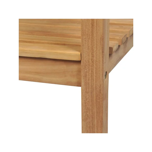 Banc jardin Teck Massif 228 cm Banc de Jardin Banc Extérieur Banc Bois Banc Terrasse