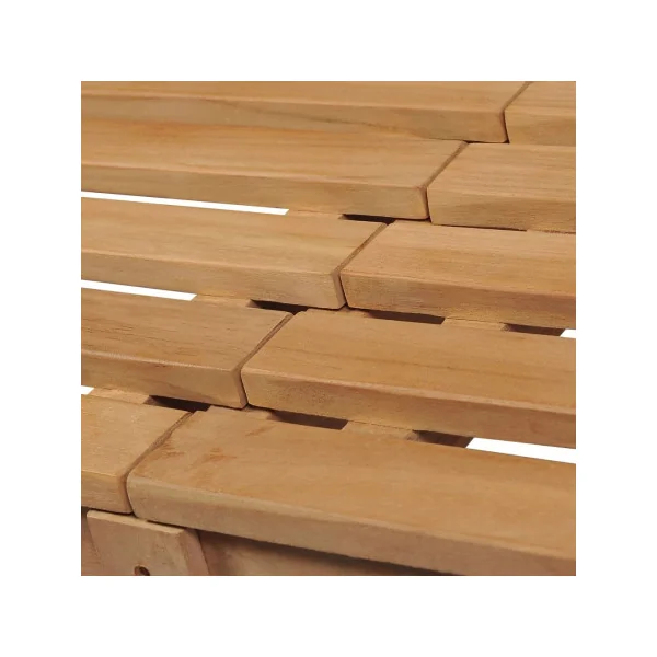 Banc jardin Teck Massif 228 cm Banc de Jardin Banc Extérieur Banc Bois Banc Terrasse
