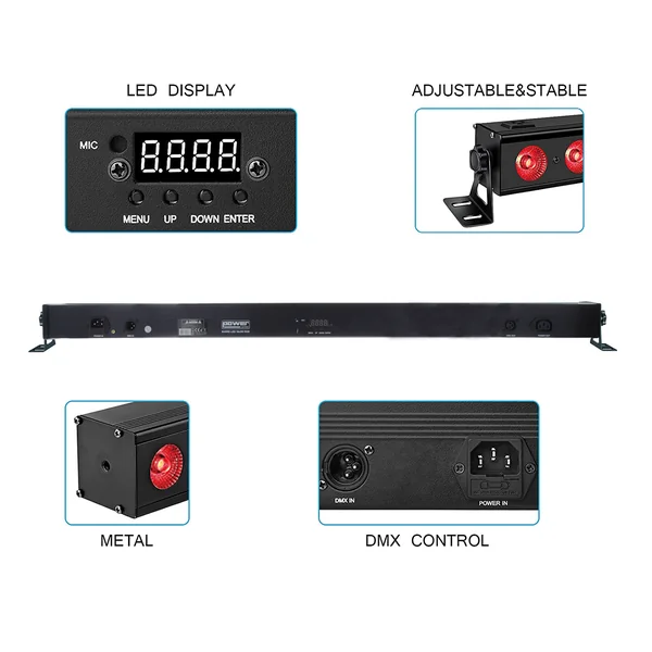 Barre Led 18x3W RGB