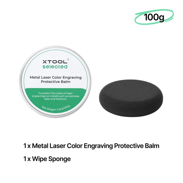 Baume protecteur pour gravure laser couleur sur métal