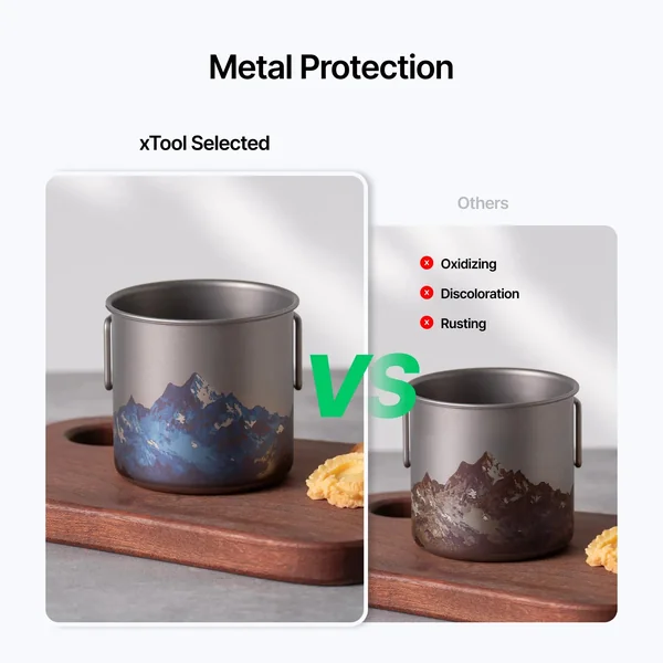 Baume protecteur pour gravure laser couleur sur métal