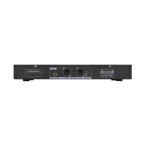 BE-1020/2MIC Ensemble récepteur double UHF avec 2 micros main