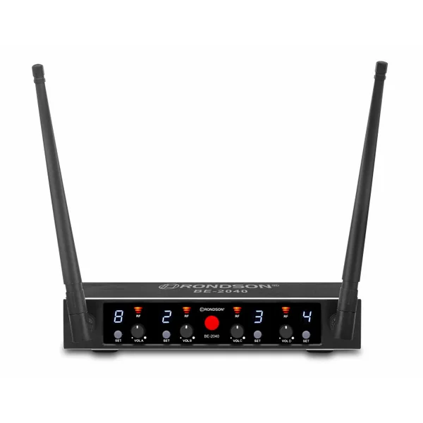 BE-2040/4MIC Set de 4 Microphones UHF sans fil