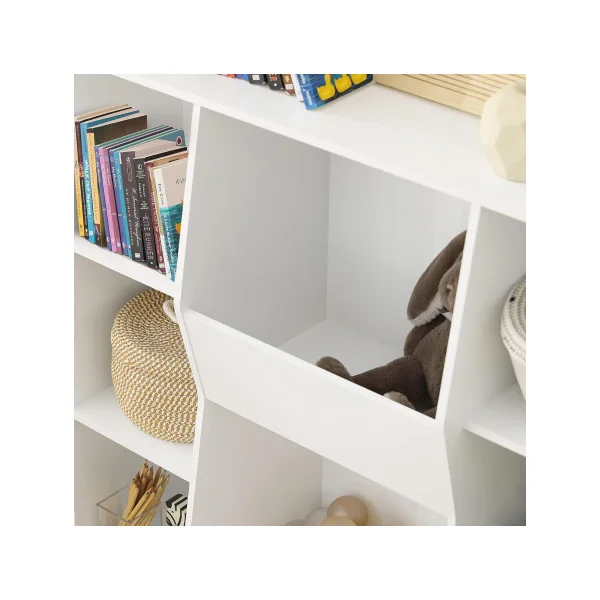 Bibliothèque Enfant Étagère Livres Rangement Livres Bibliothèque blanche