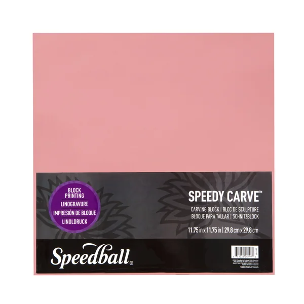Bloc Lino Speedy-Carve rose souple - 5 tailles