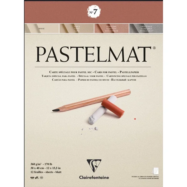 Bloc Pastelmat n°7 -12 feuilles 360 gr