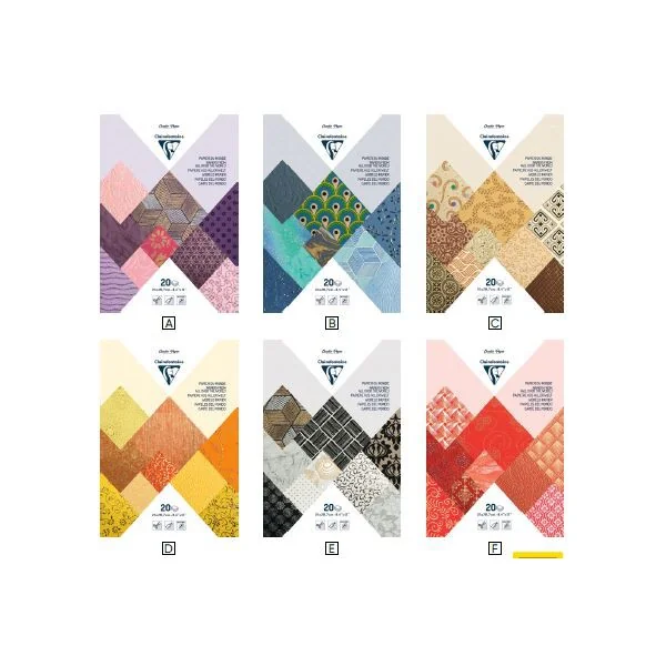 Blocs papiers du Monde 20 feuilles A4 80g/m² Marron / Ivoire