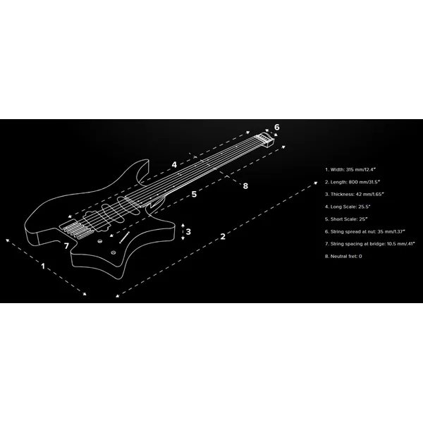 Boden Standard NX 6 Tremolo - translucent blue