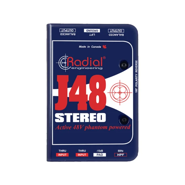 Boites de direct - D.I. active stéréo RADIAL ENGINEERING - SRA J48-STEREO