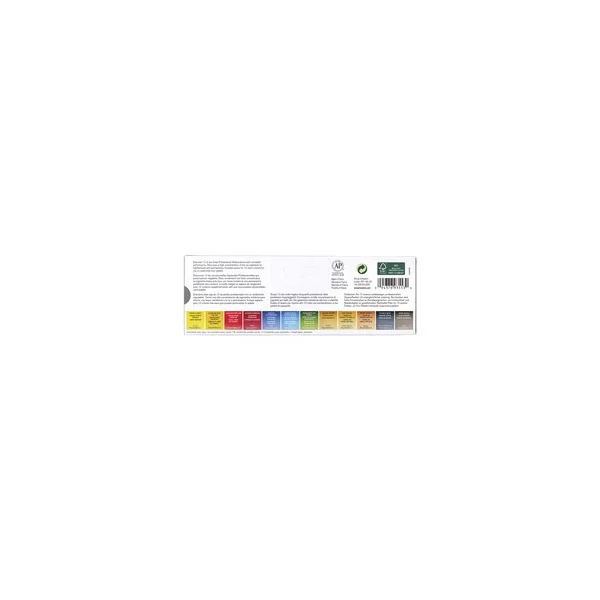 Boîte aquarelle extra-fine Black Box 12 1/2 godets