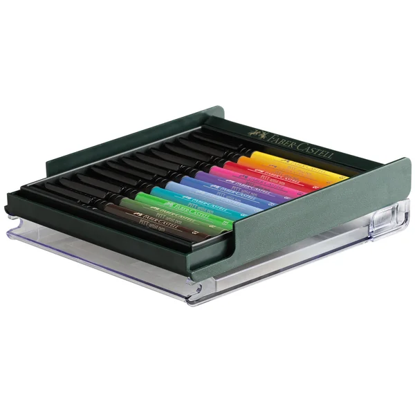 Boîte de 12 Feutres Pitt Artist pen Basic