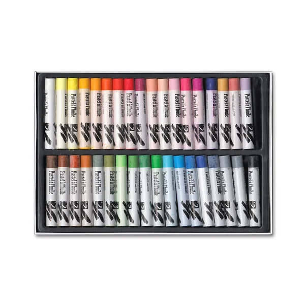 Boîte de 36 pastels à l'huile