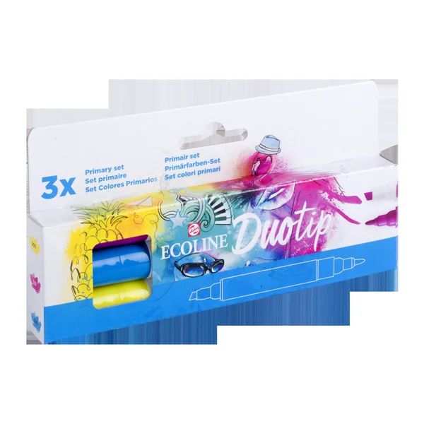 Boîte de 3 feutres Ecoline DuoTip