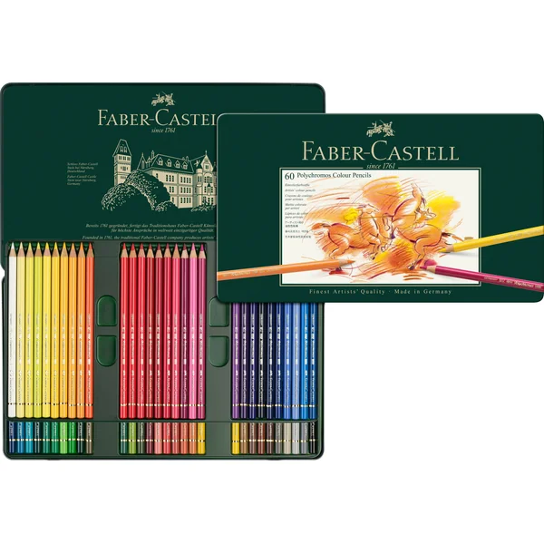Boîte de 60 crayons de couleurs Polychromos