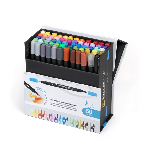 Boîte de 60 feutres DB-Brush Aqua