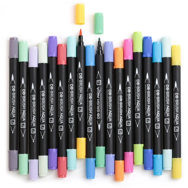 Boîte de 60 feutres DB-Brush Aqua