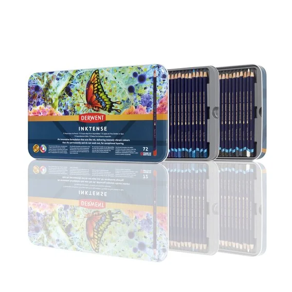 Boîte de 72 crayons aquarellables Inktense