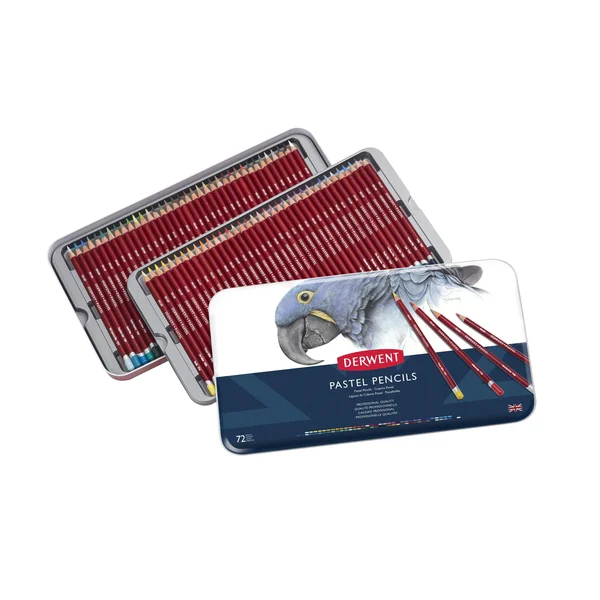 Boîte de 72 crayons pastels