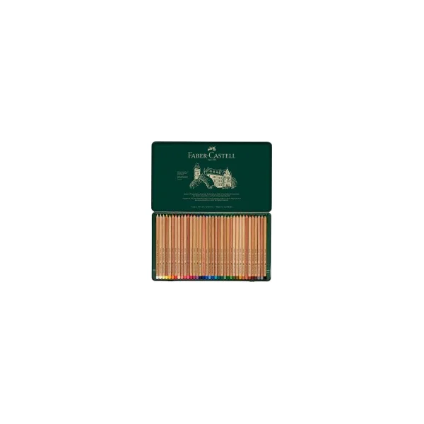 Boîte métal de 36 crayons pastels Pitt