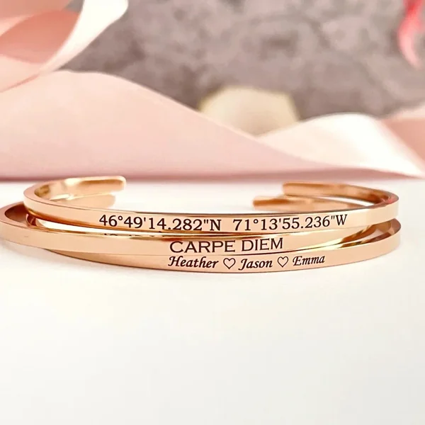 Bracelet Manchette (3 pièces)