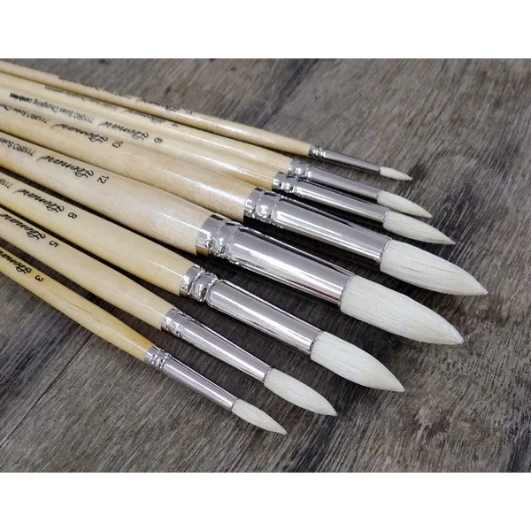 Brosse soie chunking cambrée - Série 7110RO - 9 tailles