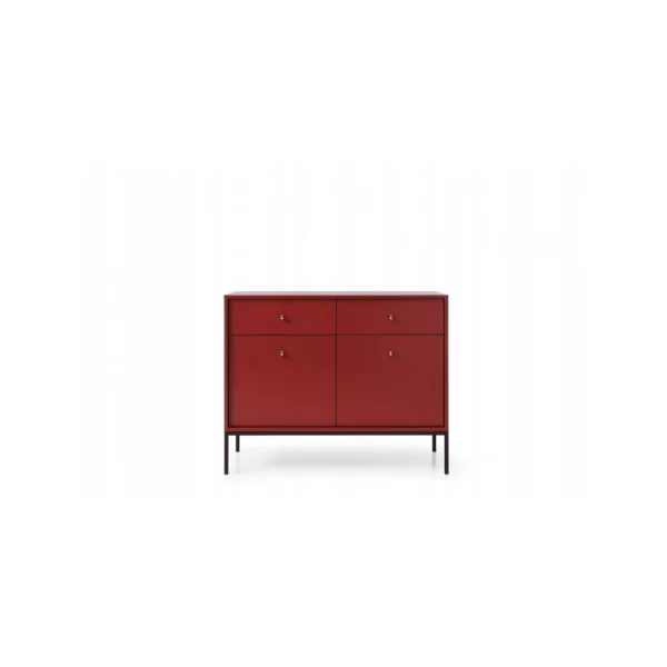 Buffet Bordeaux 3 Placards 3 Tiroirs Buffet de Salon Moderne Buffet Chambre Tendance