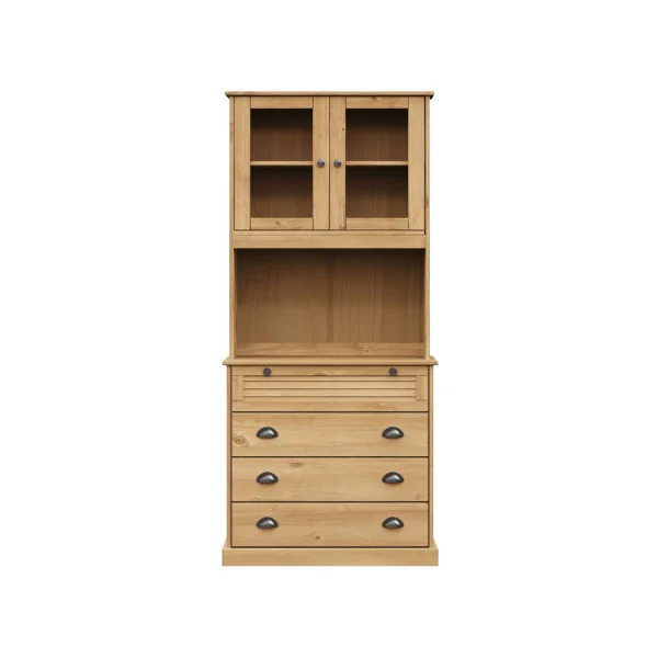 Buffet Cuisine 175 cm 4 Tiroirs Armoire de Cuisine Rangement Salon Vaisselier