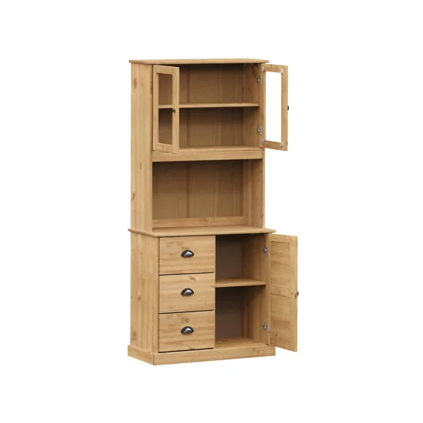 Buffet Cuisine 175 cm Armoire de Cuisine Rangement Salon Vaisselier