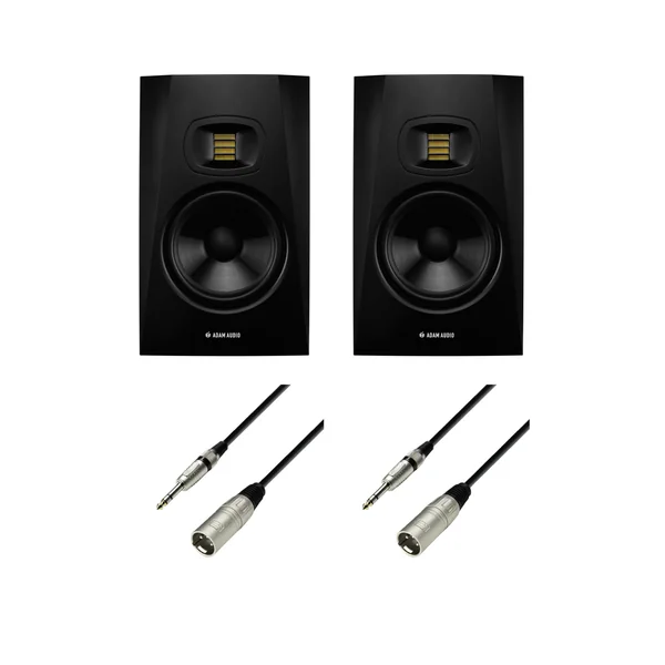 BUNDLE ADAM Audio 2 x T7V + 2 CABLES Jack - XLR