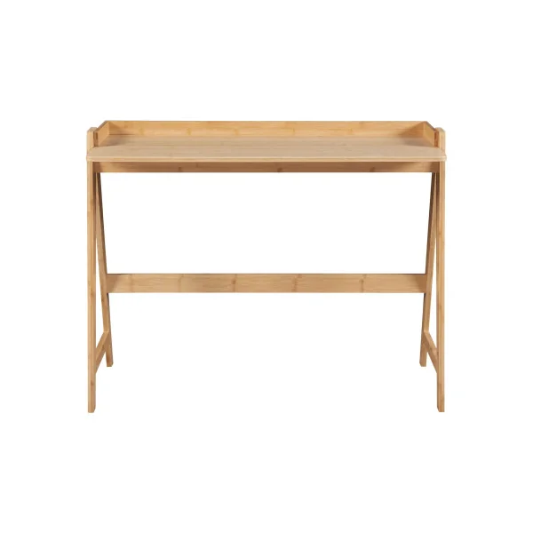 Bureau Vintage en Bambou Table de Travail en Bambou Console d'Entrée en Bambou