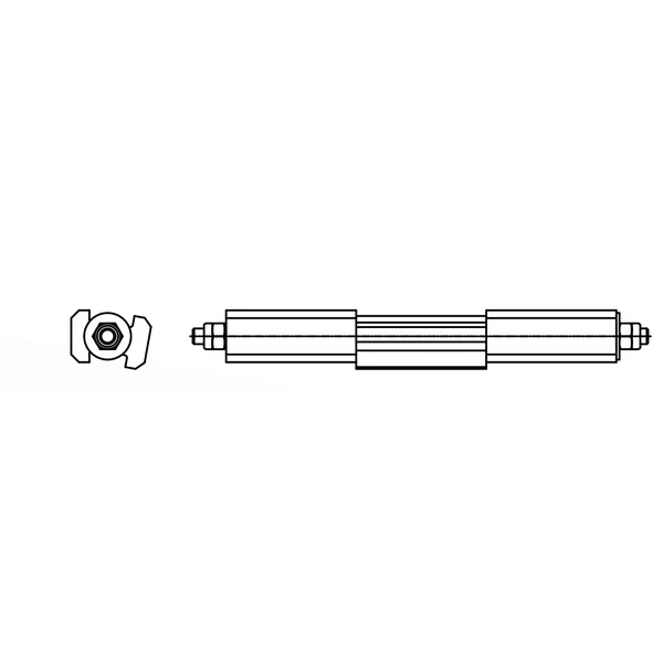 C0012 ASD - Jonction charnière pour liason de praticables inclinés 0 à 30°