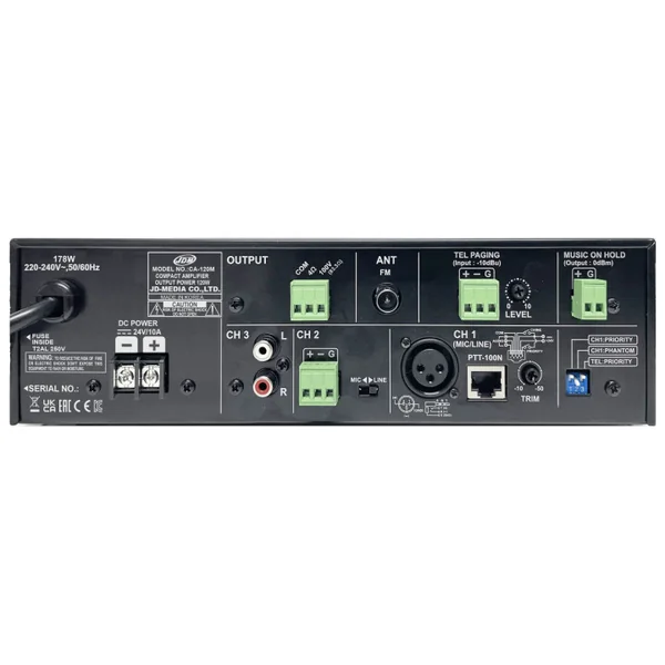 CA-60M Amplificateur compact multimédia 60 Watts 100 V