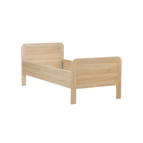 Cadre de Lit Aspect Chêne 90x200 cm Lit Enfant Robuste